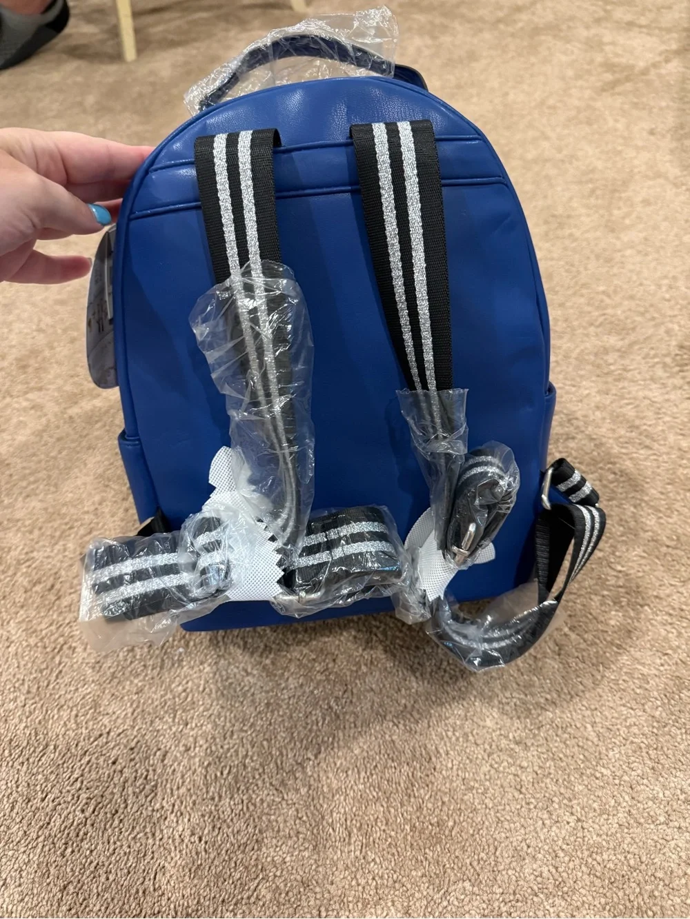 Danielle Nicole Bright Blue Ravenclaw Mini Backpack